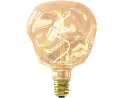 LED Globelampe dimmbar G125 E27/4W 150 lm 1800 K gold warmweiß Calex XXL Organic Neo Dekorative Glühbirne mit Glühfaden