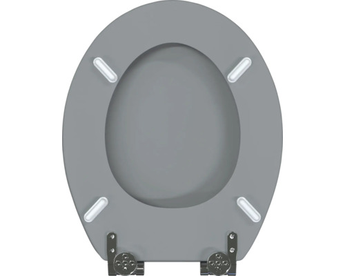 Toilettensitz aus Kunststoff mit Edelstahlscharnieren