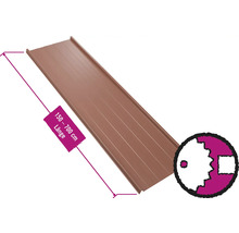 Trapezblech mit einer Länge von 150 bis 700 Zentimetern.