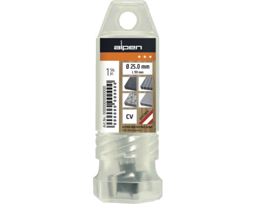 Alpen Forstnerbohrer 25 Millimeter Durchmesser