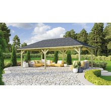 Pavillon Karibu Classic Dannau 2 im Set 359 x 706 cm kesseldruckimprägniert