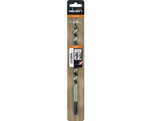 Alpen Holzbohrer mit 10 Millimeter Durchmesser in Verpackung