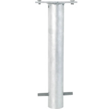 Bodenhülse für Absperrpfosten inkl. 4 Schrauben M8 x 16 H = 400 mm Ø 60 mm