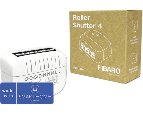 FIBARO Roller Shutter 4 Z-Wave geeignet für Rollladen/Jalousie - Kompatibel mit SMART HOME by hornbach