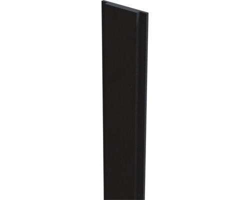 Nut-Klemmleiste, Nut-Abdeckleiste Osmo 2 x 2 x 200 cm anthrazit Schwarze Eckleiste