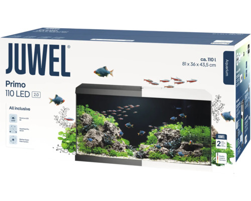 Verpackung Juwel Primo 110 LED Aquarium, circa 110 Liter, 81x36x43,5 Zentimeter