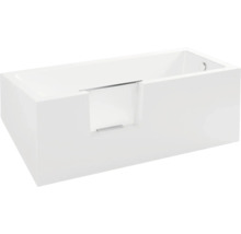 Rechteckige Badewanne mit integrierter Badewannentür