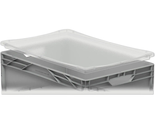 Deckel für Stapelbox Eurobox 600x400 mm transparent