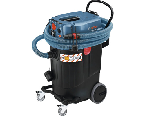 Industriesauger mit Schlauch und Rollen