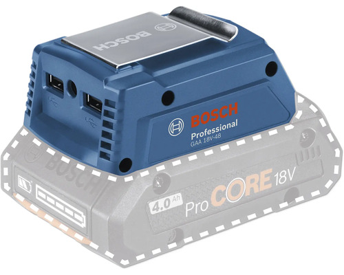Bosch GAA 18V-48 Akku-Adapter mit USB-Anschluss