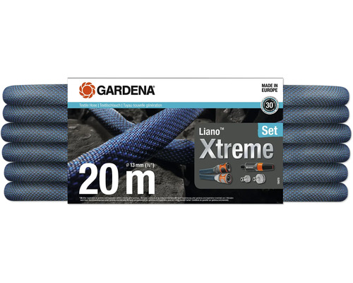 Gardena Liano Xtreme Gartenschlauch Set, 20 Meter lang