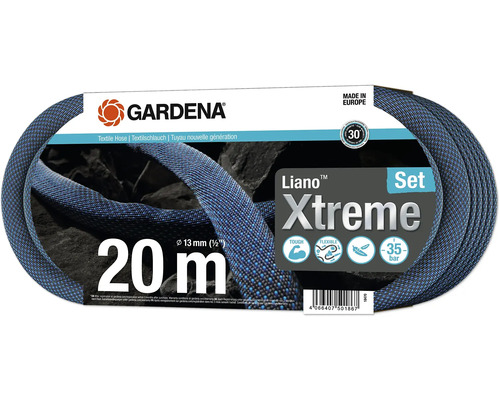 Gardena Liano Xtreme Textilschlauch Set, 20 Meter