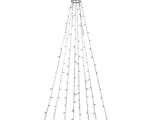 LED Baummantel Konstsmide Ring 240er bernstein mit Glimmereffekt