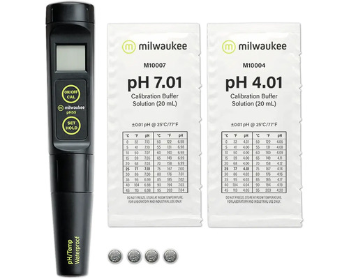 Messgerät Aquarium Milwaukee PH55 Pro - Wasserdichter pH/°C Messstift Wasseranalyse