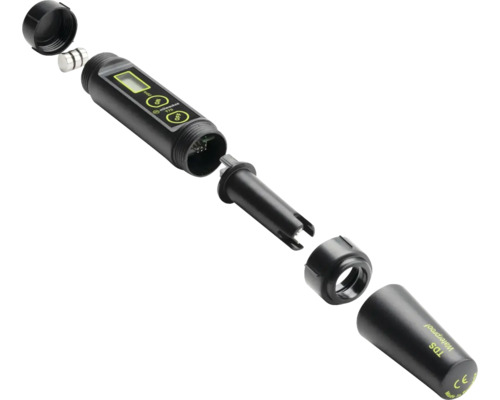 Demontierter digitaler Wasserqualitäts-Tester zur Messung der Wasserhärte