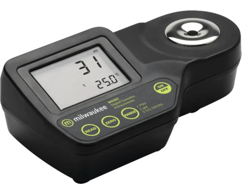 Milwaukee Logo Digitales Refraktometer zur Messung des Salzgehalts