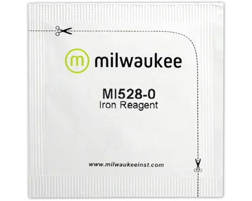 Wassertest Aquarium Milwaukee MI 528-25 Pulverreagenz Eisen (25 Stück) Wasseranalyse