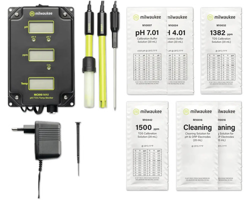 Messgerät Aquarium Milwaukee MC810 Ph/TDS/Temp. Messgerät Wasseranalyse