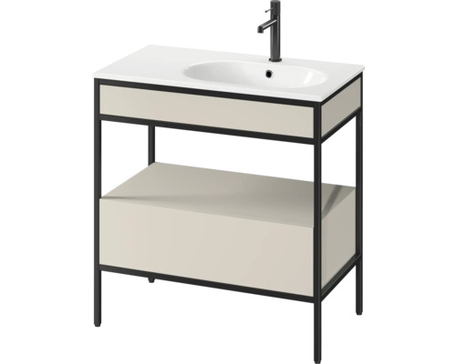 Stahlrahmen für Waschtisch Cersanit ZEN BxHxT 79,5 x 83 x 44,7 cm schwarz ohne Waschtisch, Schublade und Verblendung Stahlrahmen für Waschtisch Cersanit ZEN BxHxT 79,5 x 83 x 44,7 cm schwarz ohne Waschtisch, Schublade und Verblendung