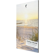 Duschwand mit Strandmotiv