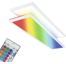 LED Panel dimmbar 36W 4800 lm 4000 K RGBW Farbwechsel 20x98 cm Slim weiß + Backlight Effect + Fernbedienung