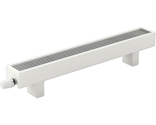 Licon Heat Standkonvektor KORALINE Optimal LKO H 250 x L 1000 x T 130 mm weiß Heizkörper mit Thermostat und horizontalen Lamellen