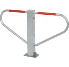 Parksperre aus Stahl mit Griffschutz