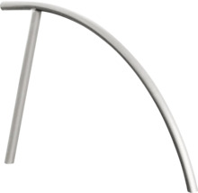 Edelstahlfahrradanlehnbügel Ø 48 mm zum Einbetonieren B = 1400 mm H = 850 mm