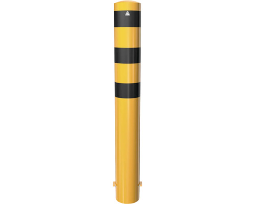Absperrpfosten/Stahlrohrpoller Ø 193 mm x 3,6 mm ortsfest zum Einbetonieren gelb-schwarz H = 1500 mm Absperrpfosten/Stahlrohrpoller Ø 193 mm x 3,6 mm ortsfest zum Einbetonieren gelb-schwarz H = 1500 mm