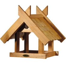 Vogelhaus aus Holz mit Dach
