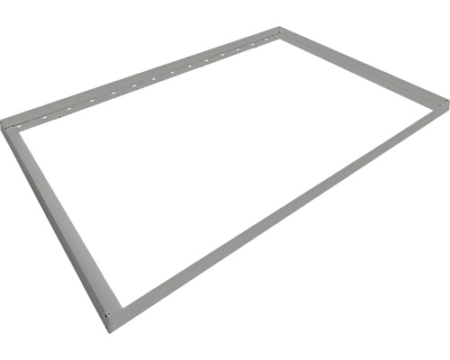 Dachrahmen Hörmann EcoStar für Gründach Gartenhaus Pultdach Typ1 RAL9007 grau Aluminium Rahmen mit Befestigungslöchern