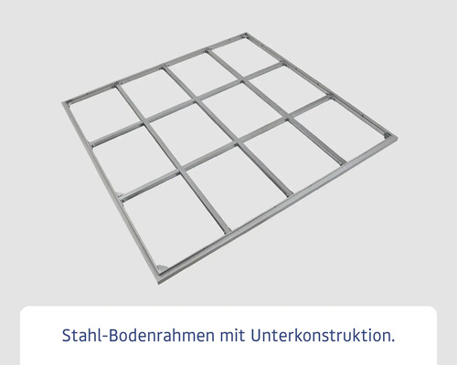 Stahl Bodenrahmen mit Unterkonstruktion