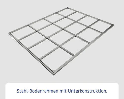 Stahl Bodenrahmen mit Unterkonstruktion