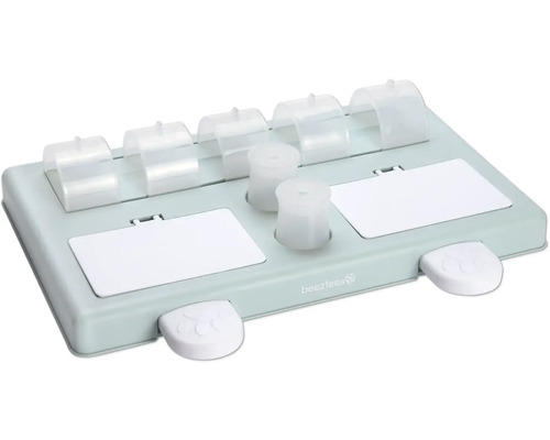 Hundespielzeug Intelligenzspielzeug mit Schiebern, Kegeln und Klappen