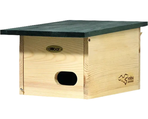 Nistkasten dobar green label Nisthöhle für Mauersegler aus Holz, 23,8x32x17,5 cm Holz-Nistkasten mit Einflugloch