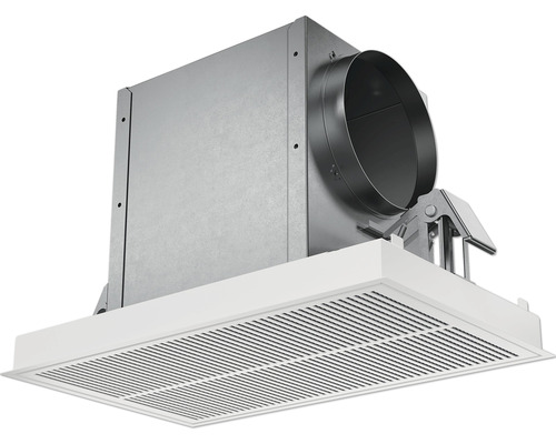 Externes Umluftset mit Clean Air Plus Hochleistungsfilter Bosch weiß DIZ1JC2C6 Deckenlüfter mit Metallgehäuse und Lüftungsgitter