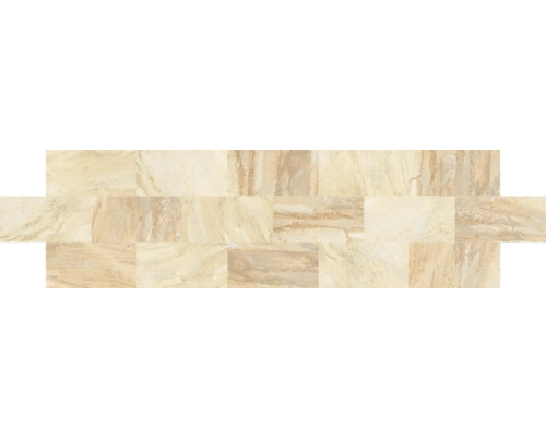 Rechteckige Bodenfliesen in Marmoroptik