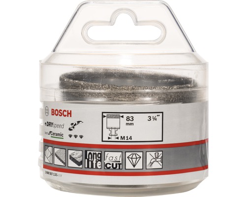 Bosch Fliesenbohrer-Set in transparenter Verpackung