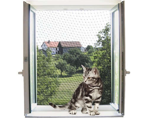 Katzenschutznetz 6 x 3 m transparent