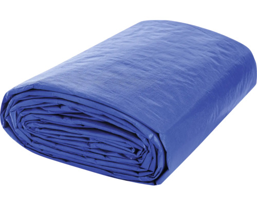 Gewebeplane Universalplane 140 gr/m² silber-blau 8 x 10 m Gerollte Plane