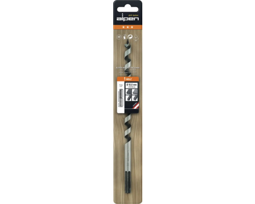 Alpen Holzspiralbohrer mit einem Durchmesser von 10 Millimeter in Verpackung