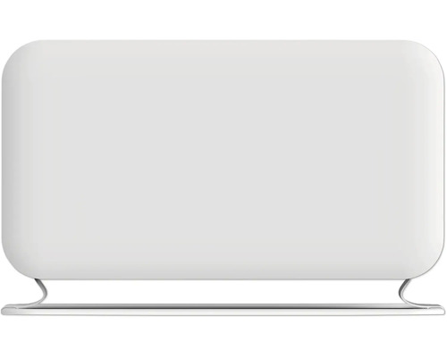 Weißer Heizkörper mit Füßen