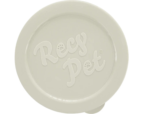 Futterdosendeckel klein für 400 g Dosen ⌀ ca. 7,5 cm 2 Stück 1x beige 1 x grün Recy Pet Deckel