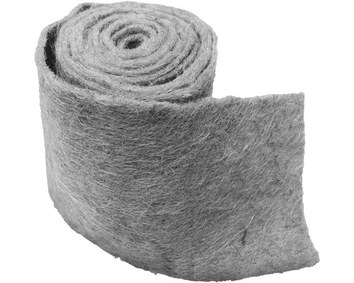 Videx Jute-Filz-Wickelband 'Large' 25x300 grau Rolle aus Filzband
