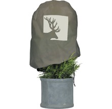 Winterschutz Videx Vlieshaube "Hirsch-Geweih" ® H110xB110 cappuccino/beige