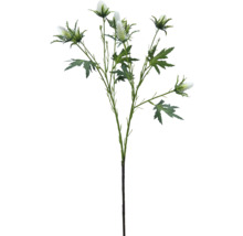 Kunstblume Distel Kunstfaser Metall Kunststoff 67 cm weiß