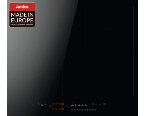 Induktionskochfeld Rahmenlos Amica 592 x 522 mm 4 Kochzonen KMI 776 660 C