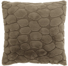 Quadratisches Zierkissen mit Steindesign aus Textil
