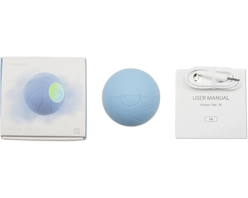 Cheerble Wicked Ball SE Katzenspielzeug inklusive Ladekabel und Bedienungsanleitung