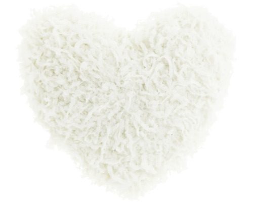 Dekokissen Romeo Heart 45x45 cm dove white